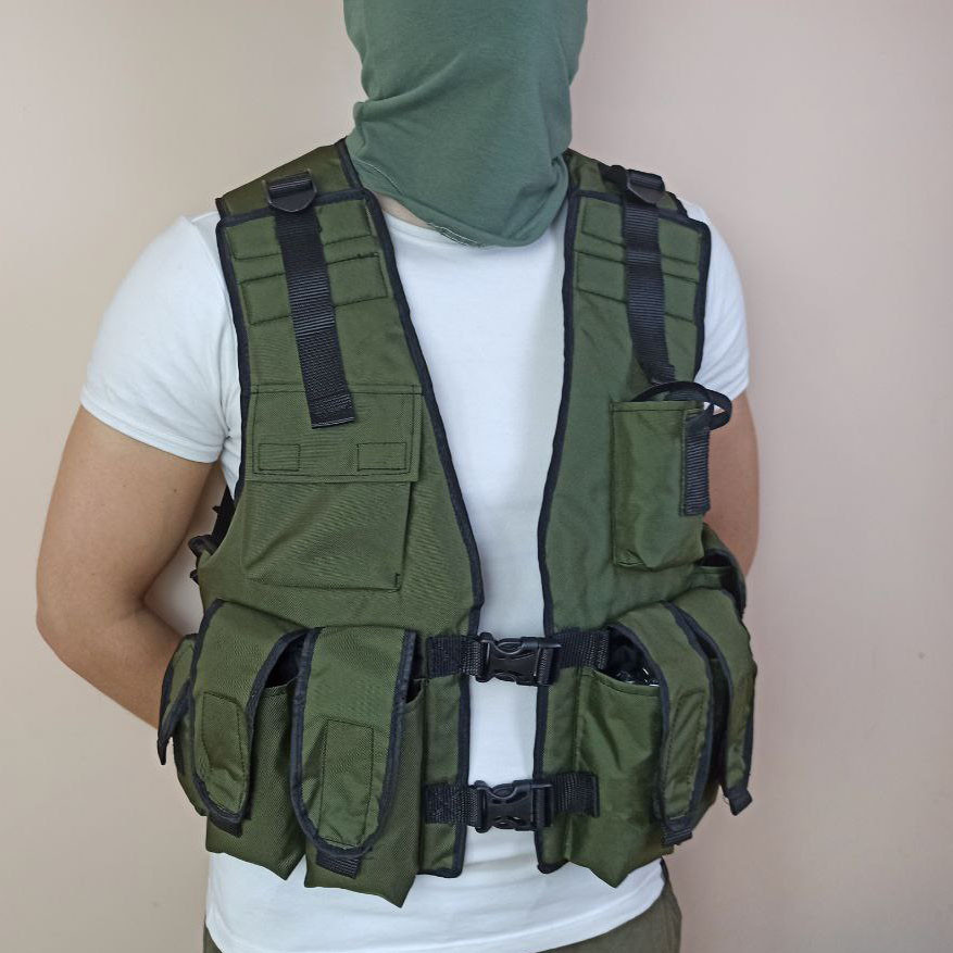 Жилет разгрузочный / Розгрузка на 10 карманов / Тактическая разгрузка ...