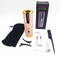 Плойка авто-бигуди для завивки волос, беспроводной Ramindong Hair curler. CE-637 Цвет: розовый