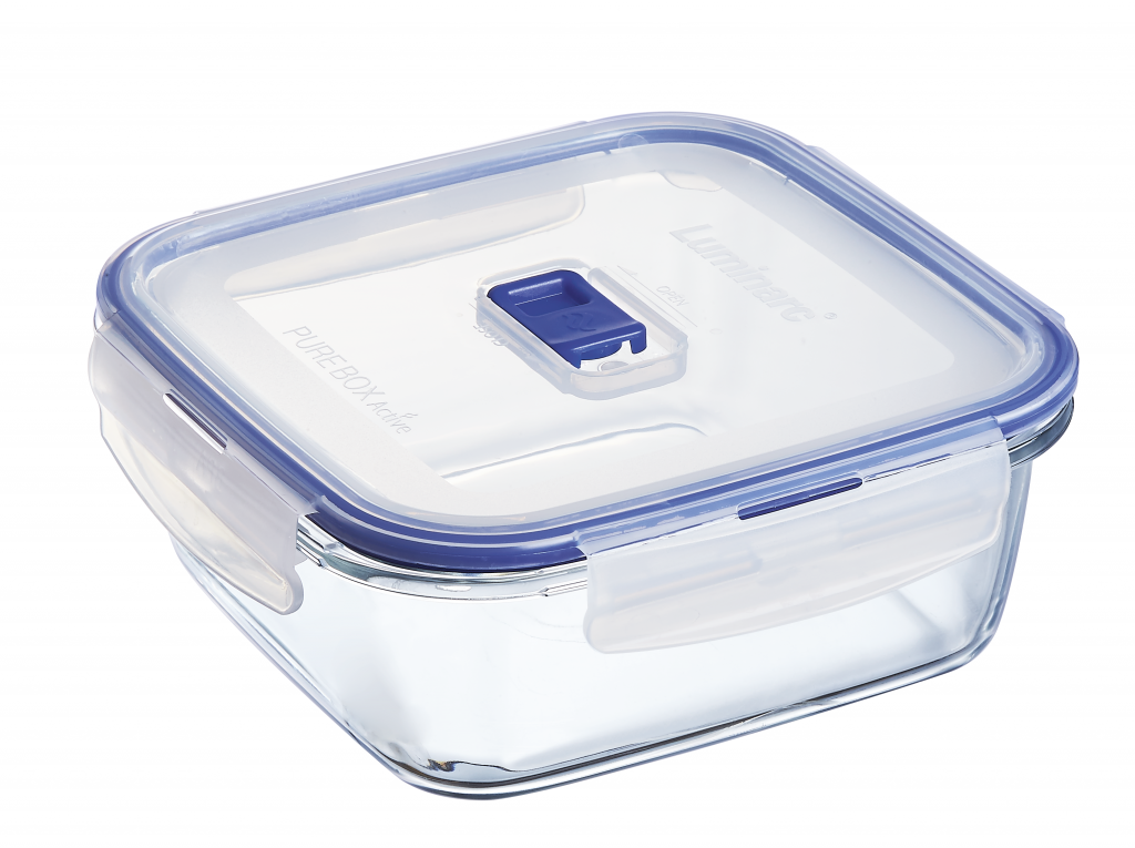 Pure Box Active Ємність для їжі квадрат 380 мл Luminarc P3550