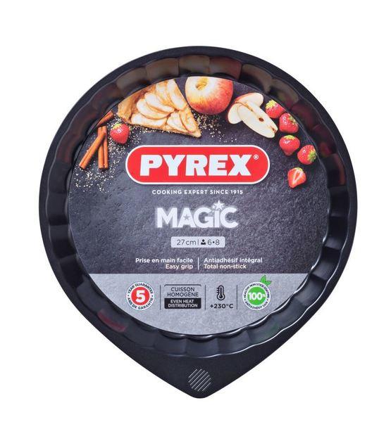 Форма кругла для випічки пирогів Pyrex Magic 27 см Кругла Чорна (MG27BN6/7146)