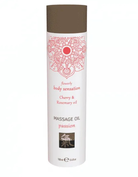 Масажна олія Shiatsu passion Вишня та Розмарин, 100 мл