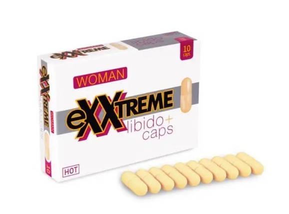 Капсули для підвищення лібідо для жінок eXXtreme, 10 шт. в упаковці, фото 1