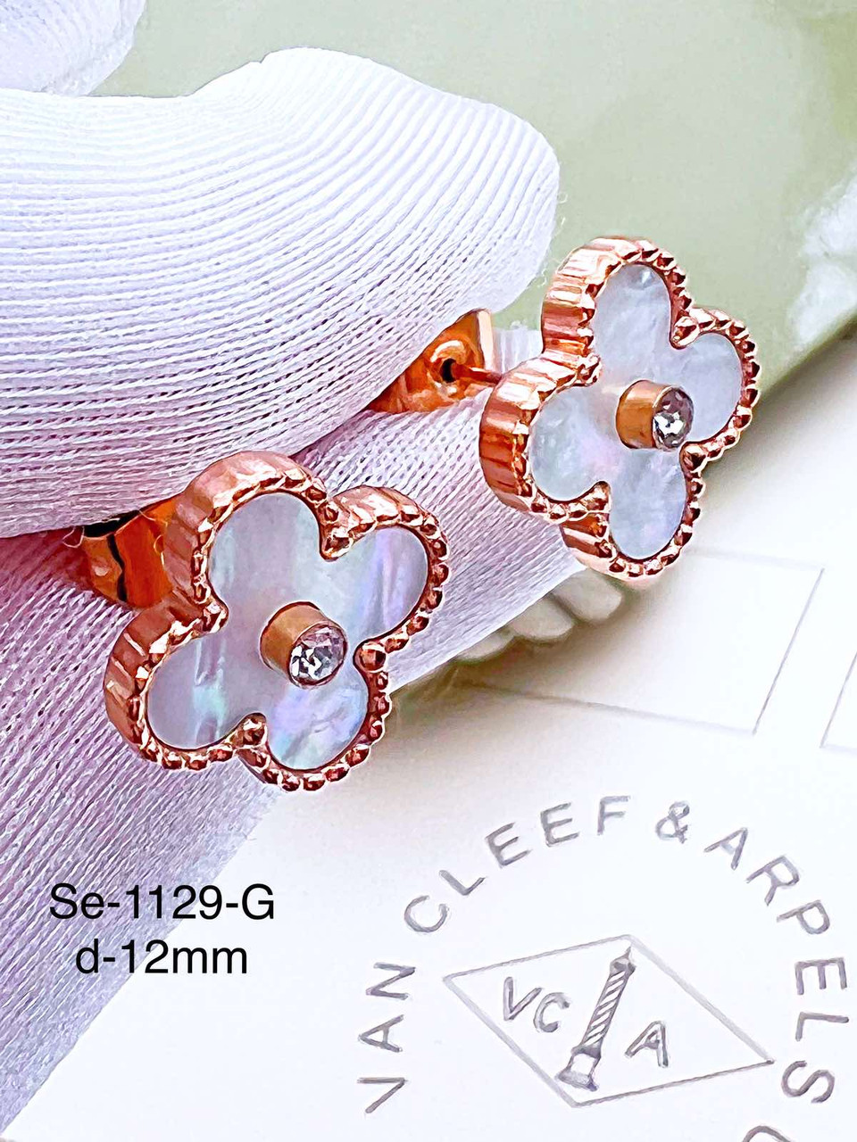 Сережки Stainlees Steel преміум