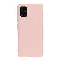 Ультратонкий чохол Frosted Candy-Colored Samsung Galaxy A71 - рожевий