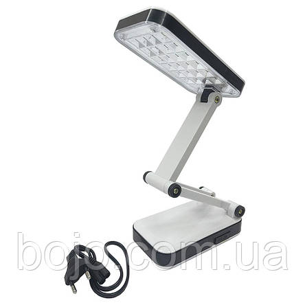 Лампа настільна світлодіодна LH-666/7751 шарнірна, 800 мАг Чорний, фото 2