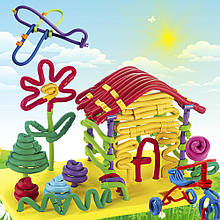 Дитячий конструктор, що гнеться Babygo "Створення 3D Мистецтво" 2 рівень "Чарівні палички" 66 деталей