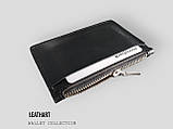 Шкіряна візитниця "Carbone" чорна, фото 3