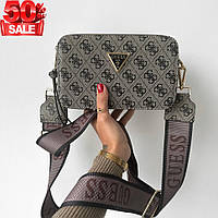 Серая сумочка Guess Crossbody