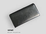 Чоловічий гаманець із натуральної шкіри "Nero" black, фото 3