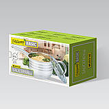 Сотейник ківш із неіржавкої сталі з кришкою 2.1 л Maestro MR-3513-16S Ківш неіржавка індукційне дно, фото 9