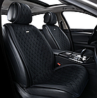 Накидки преміум якості на передні сидіння авто, 2 шт Чорні New York