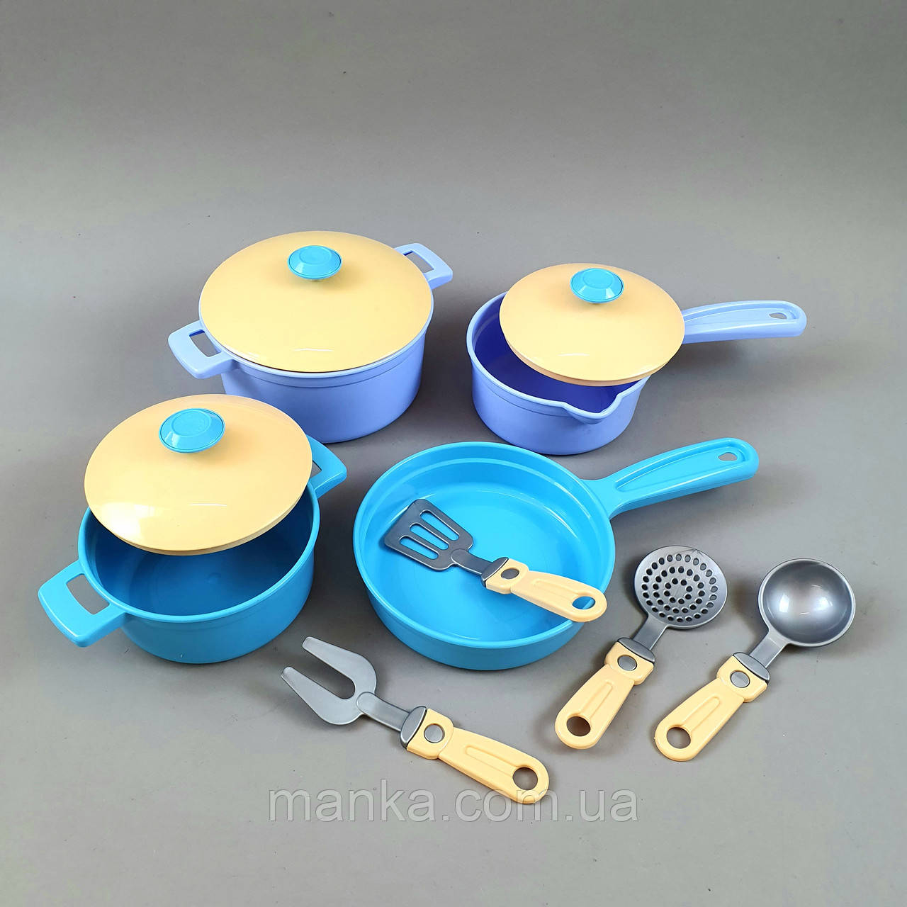 Набір пластикового посуду технок 4432, фото 1