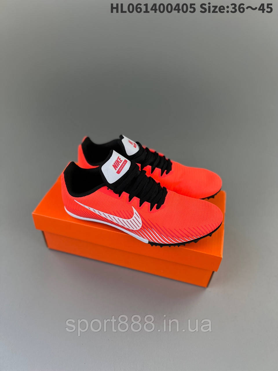 Eur36-45 шиповки червоні  NIKE AIR ZOOM RIVAL S9 чоловічі жіночі