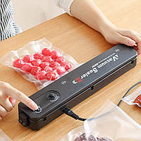 Вакуумный упаковщик пищевых продуктов Vacuum Sealer, Черный (237)