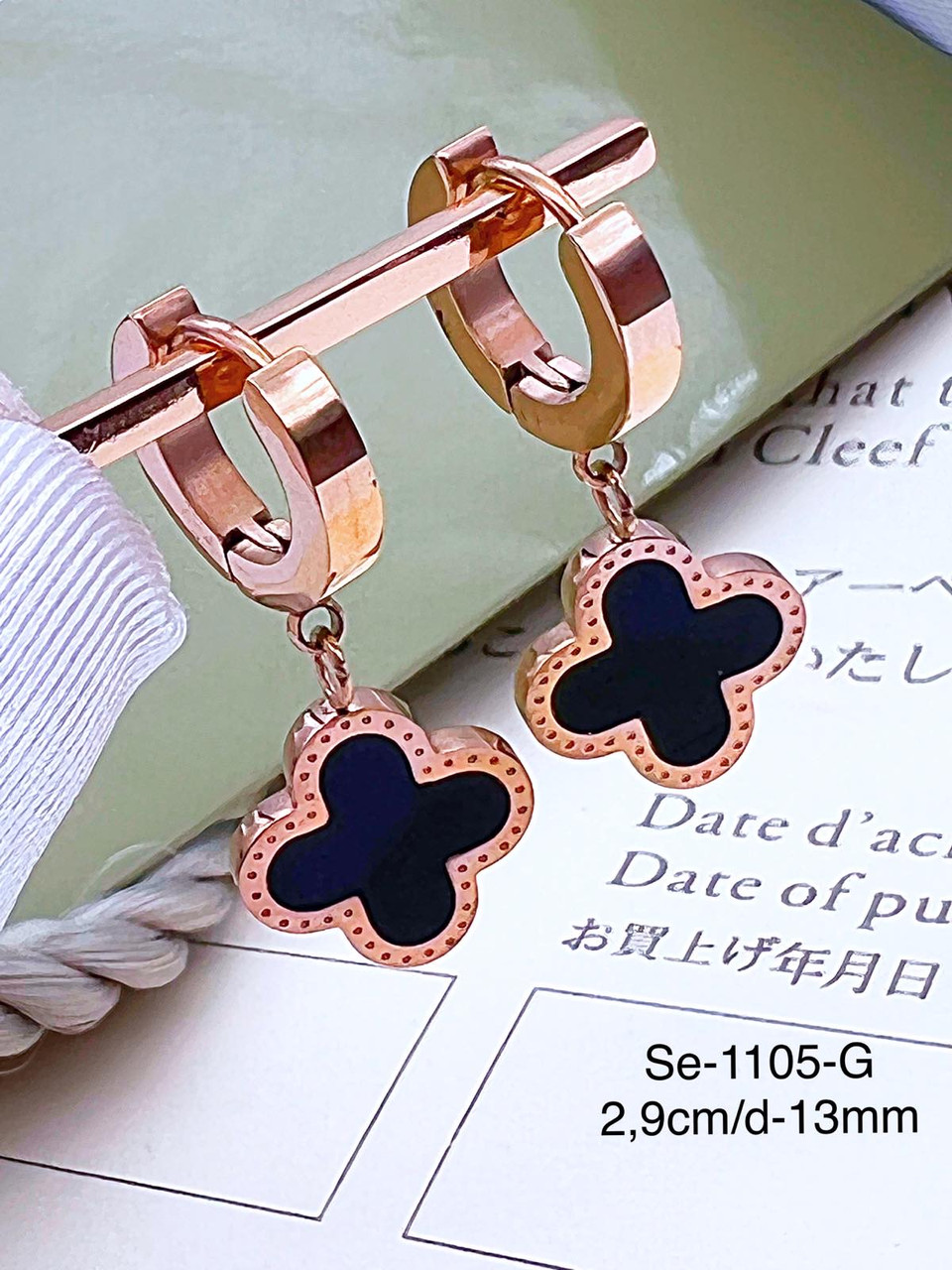 Сережки Stainlees Steel преміум
