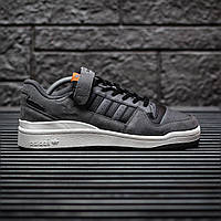 Мужские кроссовки Adidas Forum 84 Low Grey Black White ALL10958