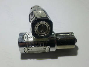 Светодиодная автолампа 1156(P21W)-S25-BA15s - HP - 7,5W (250Lm) RED HP Epistar, одноконтактная