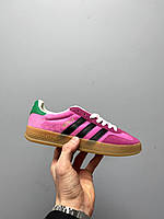 Женские кроссовки Adidas X Gucci Gazelle Pink 707864 9STU0 5960/HQ7084