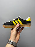 Кросівки жіночі Adidas x Gucci Gazelle Black GG Monogram IE2264, фото 2