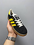 Кросівки жіночі Adidas x Gucci Gazelle Black GG Monogram IE2264, фото 4