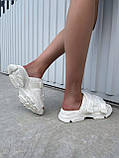 Жіночі шльопанці Christian Dior D-Wander Slide White ALL04349, фото 4