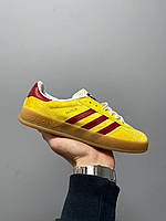 Женские кроссовки Adidas x Gucci Gazelle Yellow 7078489STU07170