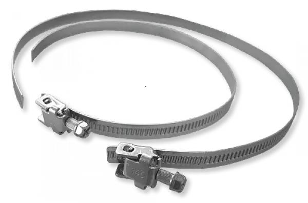 Замок для хомутів MCL (50 шт) для з'єднання повітропроводів