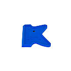 Шпатель KUBALA гумовий синій універсальний "К"- подібний для силікону, фото 2