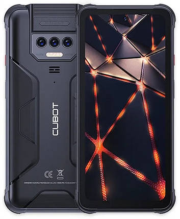 Смартфон Cubot KingKong 8 6/256 GB Black NFC 10600mAh 6.5" LED-ліхтар + скло, фото 3
