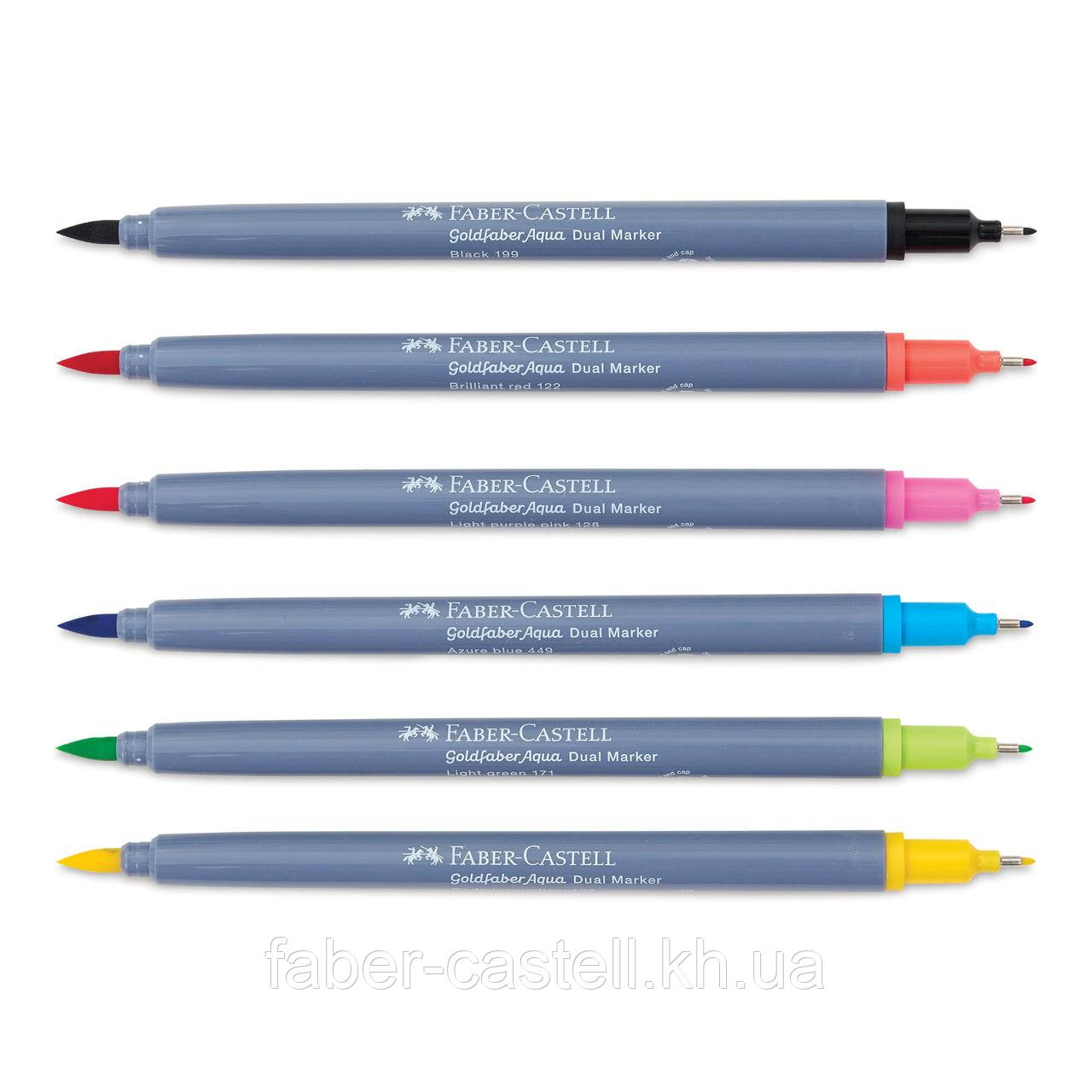 Faber-Castell Goldfaber Aqua Dual Marker - 449 Azure Blue