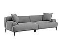 Софа  Лучіано сірий + чорний  Vetro Mebel, фото 3