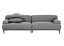 Софа  Лучіано сірий + чорний  Vetro Mebel, фото 6