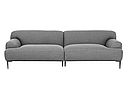 Софа  Лучіано сірий + чорний  Vetro Mebel, фото 2