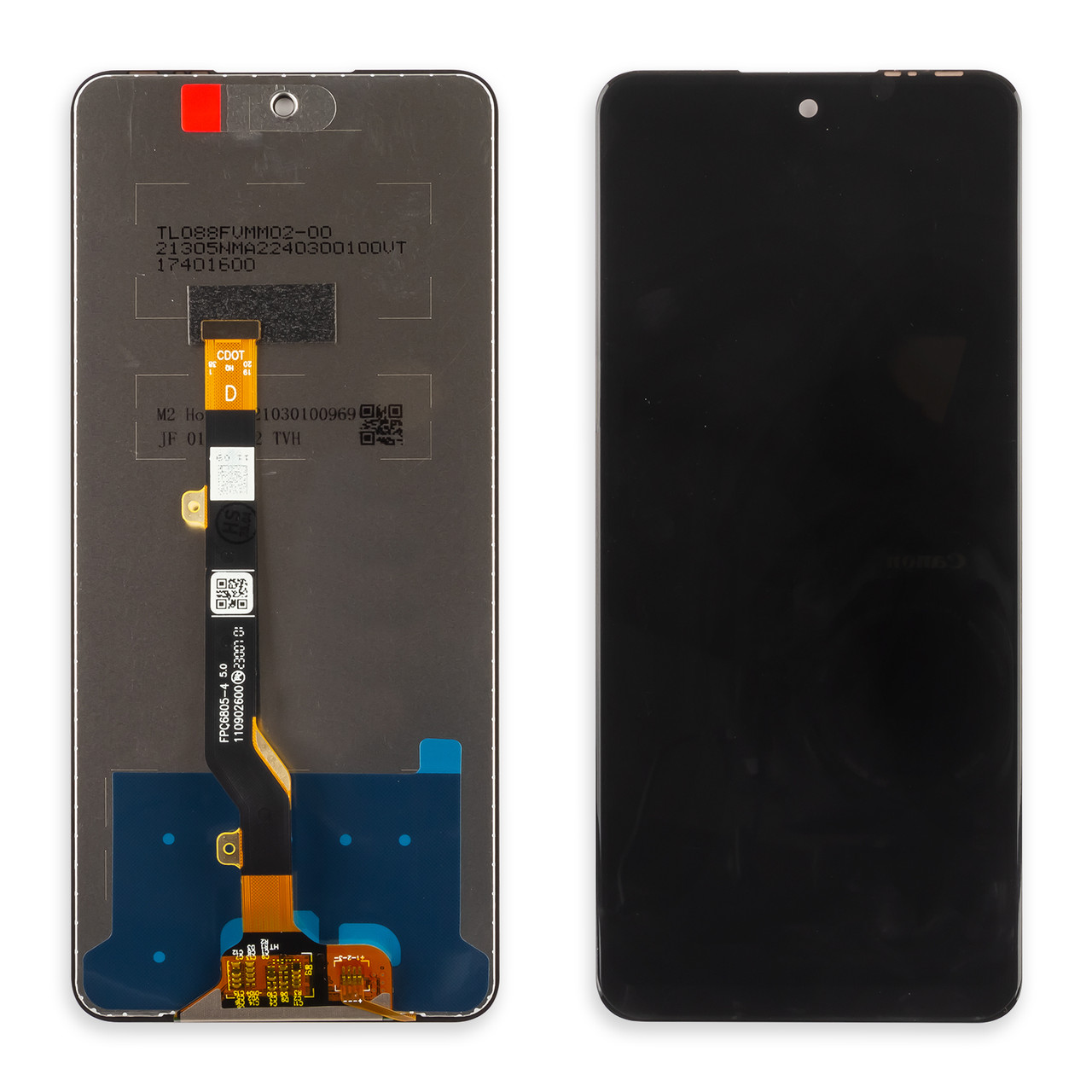 Дисплей TECNO Camon 19 Neo (CH6i) (2022) з чорним тачскрином