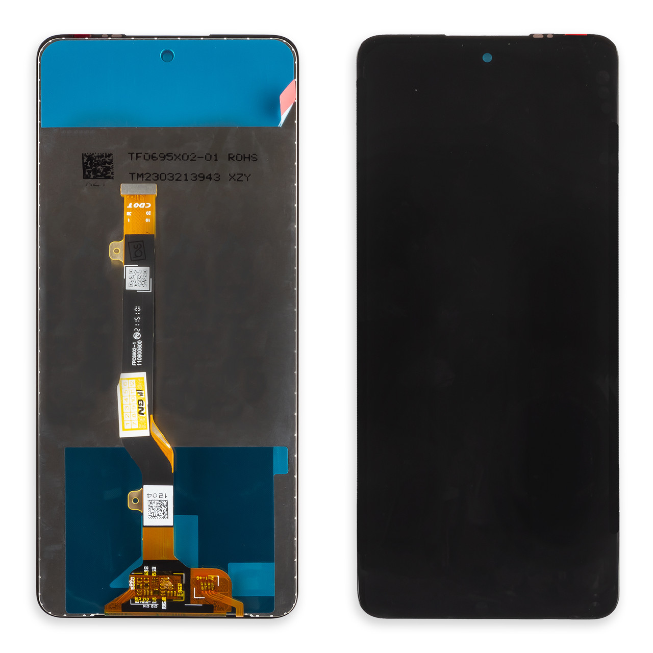 Дисплей ULEFONE Note 10 (2021) з чорним тачскріном