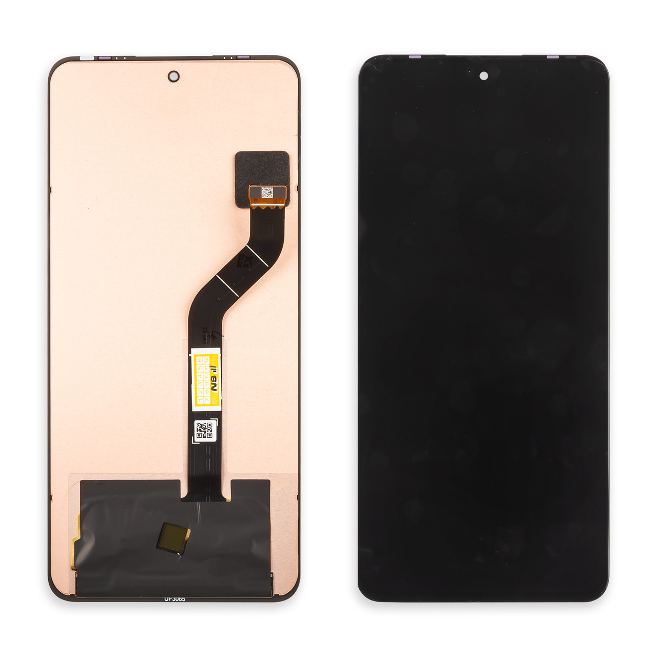 Дисплей XIAOMI 12 Lite (2022) (OLED) c чорним тачскріном