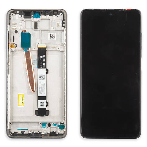 Дисплей XIAOMI Mi 10T Lite/Poco X3/Poco X3 Pro (2020) з чорним тачскрином і рамкою, фото 1