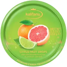 Льодяники Kalfany зі смаком Citrus Fruit , 150 гр