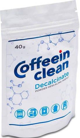 Засіб для видалення накипу Coffeein Clean Decalcinate, порошок, 40 гр., фото 1