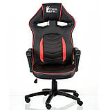 Крісло комп'ютерне Nitro червоно-чорне геймерське з м'якими підлокітниками, фото 2