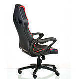 Крісло комп'ютерне Nitro червоно-чорне геймерське з м'якими підлокітниками, фото 7