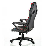 Крісло комп'ютерне Nitro червоно-чорне геймерське з м'якими підлокітниками, фото 5