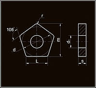 Пластина твердосплавная сменная (PNUA)10113-110408 т15к6