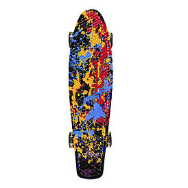 Скейт красивий Пенні борд Bambi колеса PU зі світлом, 56 см