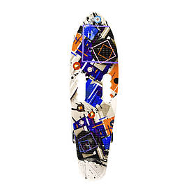 Скейт красивий Пенні борд Bambi колеса PU зі світлом, 68х20 см