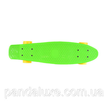 Скейт дитячий пенні борд скейтборд зелений, фото 1