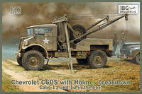 Пластикова модель 1/72 IBG 72032 Chevrolet C60S with Holmes breakdown