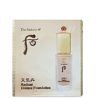 Люкс тональний крем The history of Whoo Cheongidan radiant essence foundation №21 1 ml