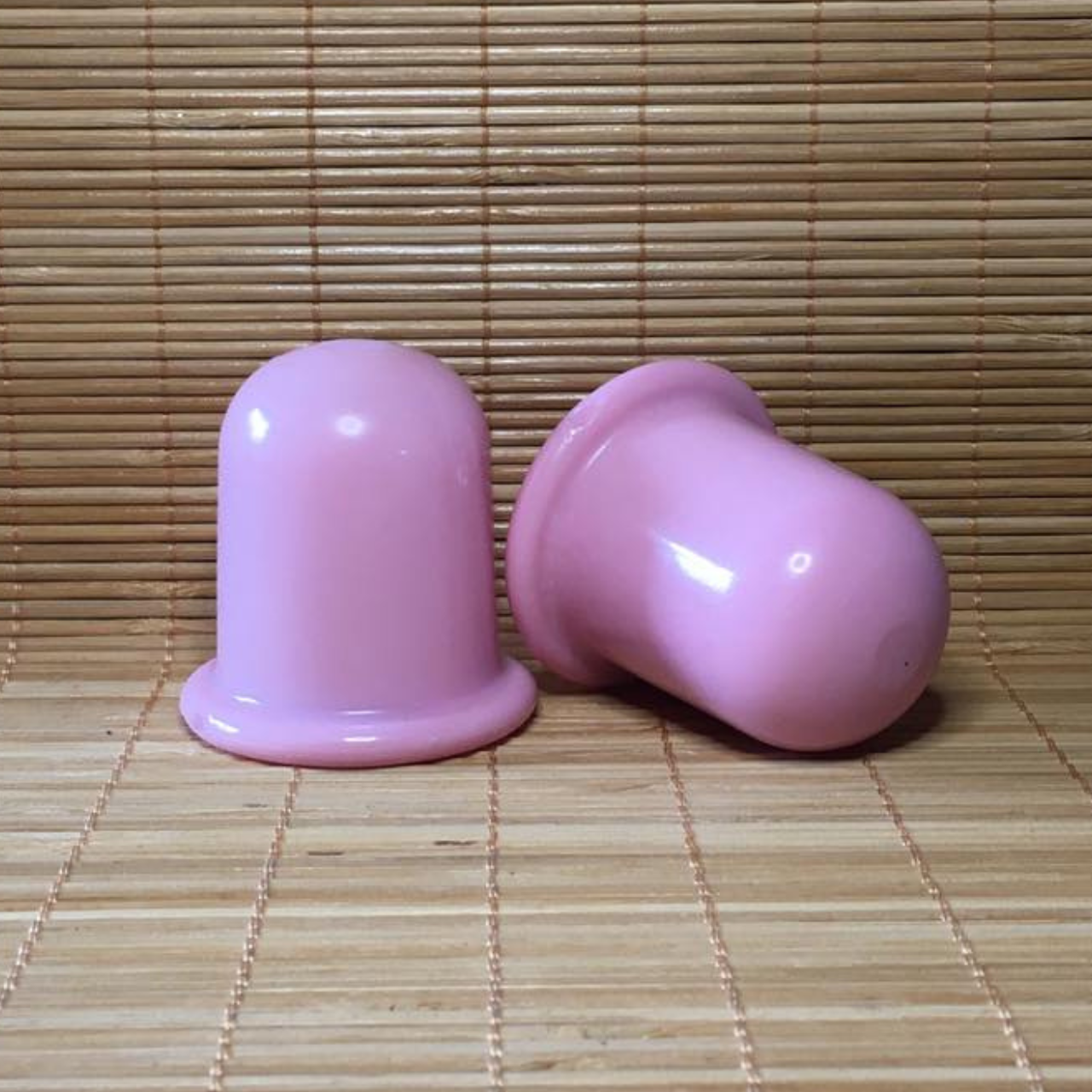 Набір силіконових масажних банок 2 шт, фото 1