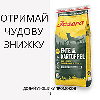 Josera (Йозера) Ente & Kartoffel сухий корм для собак усіх порід з качкою, 12.5 кг